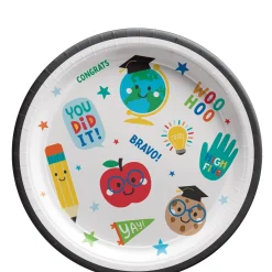 Grad Fun Paper Lunch Plates, 8ct