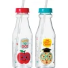 Graduation Fun Plastic Bottle with Straw, 16oz