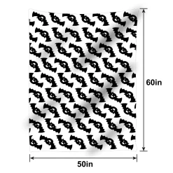 Halloween Fleece Blanket, 60in x 50in, Assorted Colors