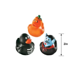 Halloween Rubber Ducks, 2in, 16ct