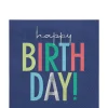 Happy Birthday Paper Lunch Napkins, 6.5in, 16ct - Modern Birthday