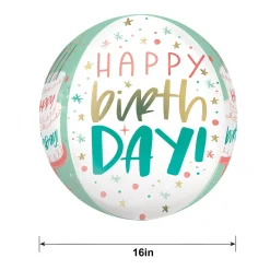 Happy Cake Day Birthday Balloon, 16in - Orbz®