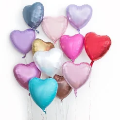 Heart Balloon, 17in, Assorted Colors
