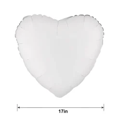 Heart Balloon, 17in, Assorted Colors