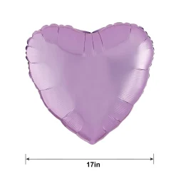 Heart Balloon, 17in, Assorted Colors