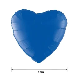 Heart Balloon, 17in, Assorted Colors