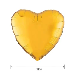 Heart Balloon, 17in, Assorted Colors
