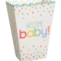 Hearts & Stripes It's a Gender Reveal Popcorn Boxes, 20ct, Assorted Colors