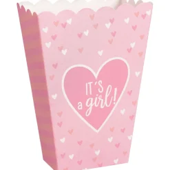 Hearts & Stripes It's a Gender Reveal Popcorn Boxes, 20ct, Assorted Colors