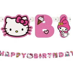 Hello Kitty and Friends Cardstock Birthday Banner, 6ft - Sanrio
