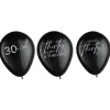 Hello Thirty Latex Balloons, 6ct