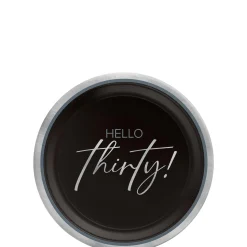 Hello Thirty Paper Plate, 8ct, Assorted Options