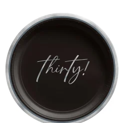 Hello Thirty Paper Plate, 8ct, Assorted Options