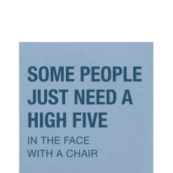 High Five Beverage Napkins, 5in, 20ct