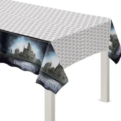 Hogwarts Plastic Table Cover, 54in x 96in - Harry Potter