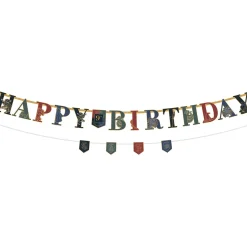 Hogwarts United Cardstock Birthday Banner Kit, 2ct - Harry Potter