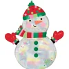 Holographic Shimmering Snowman Foil Balloon, 31in