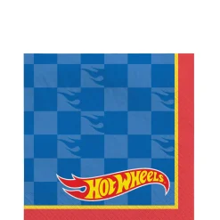 Hot Wheels Beverage Napkins, 5in, 16ct