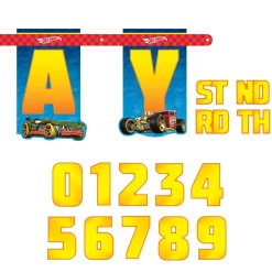 Hot Wheels Birthday Banner Kit