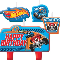Hot Wheels Birthday Candles 4ct