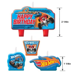 Hot Wheels Birthday Candles 4ct