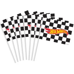 Hot Wheels Checkered Flag Party Favors, 8ct