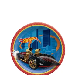 Hot Wheels Dessert Plates, 7in, 8ct
