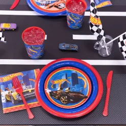Hot Wheels Dessert Plates, 7in, 8ct