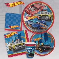 Hot Wheels Dessert Plates, 7in, 8ct
