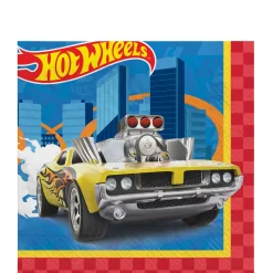 Hot Wheels Lunch Napkins, 6.5in, 16ct