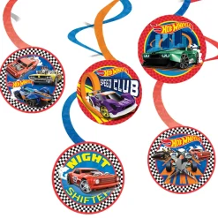 Hot Wheels Swirl Decorations, 12ct