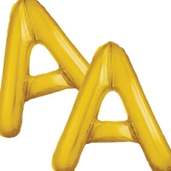 16in Air-Filled Letter (A-Z) Balloons, 2ct, Assorted Colors