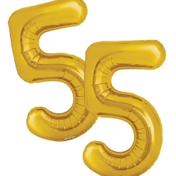16in Air-Filled Number (0-9) Balloons, 2ct, Assorted Colors