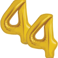16in Air-Filled Number (0-9) Balloons, 2ct, Assorted Colors
