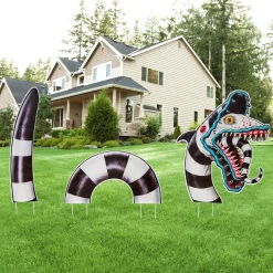 25-inch Beetlejuice Sandworm Groundbreaker Lawn Decoration