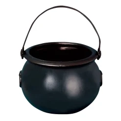 8-inch Black Witch Cauldron Candy Bucket