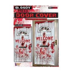 60-inch Bloody Mess Welcome Door Cover Decoration