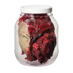 8-inch Bloody Severed Head in Clear Jar