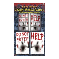 60-inch Bloody Window Poster Set