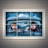 36-inch Harry Potter and Ron Weasley Window Cover Decoration