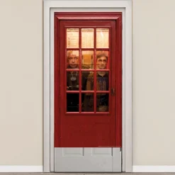60-inch Harry Potter Telephone Booth Front Door Cover Decoration