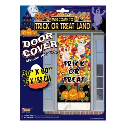 60-inch Trick or Treat Candy Door Cover Decoration
