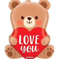32in Love You Bear Foil Balloon