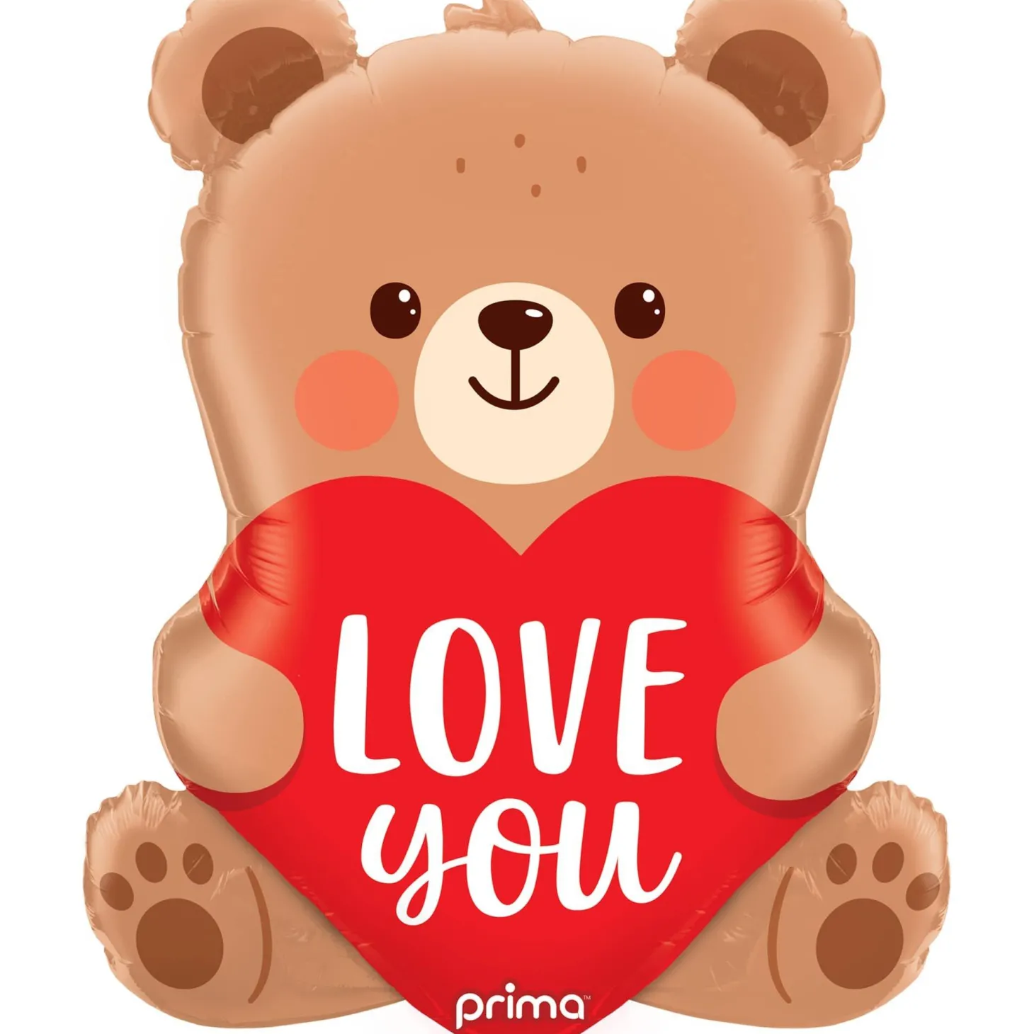 32in Love You Bear Foil Balloon