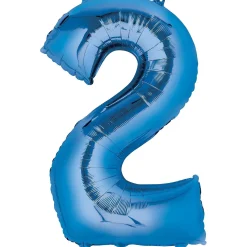 34in Number (0-9) Balloon, Assorted Colors