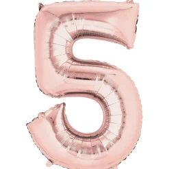 34in Number (0-9) Balloon, Assorted Colors