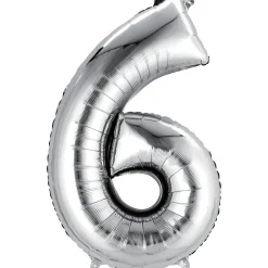34in Number (0-9) Balloon, Assorted Colors