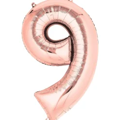 34in Number (0-9) Balloon, Assorted Colors