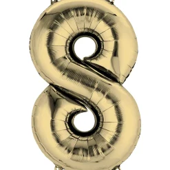 34in Number (0-9) Balloon, Assorted Colors