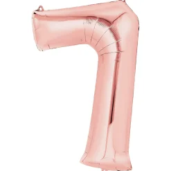 34in Number (0-9) Balloon, Assorted Colors